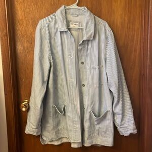 Old Navy engineer stripe chore jacket